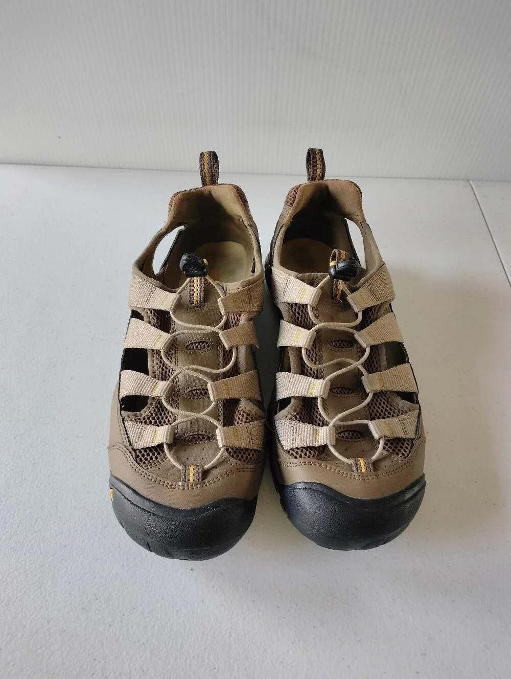 Keen Newport H2 Mens Tan Hiking Camping Trail Water Sandals Boating 11.5